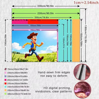 1PC Toy Story Woody Running Outdoor Scene Tapestry Polyester Wall Art Kids Room Living Room Bedroom Decor Movie Fan Gift