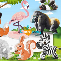 Three-dimensional Model Animal 3D Paper Puzzle Toy