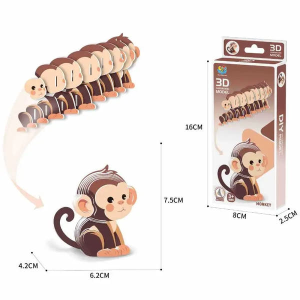 Three-dimensional Model Animal 3D Paper Puzzle Toy