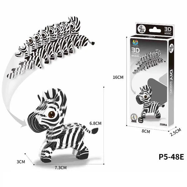 Three-dimensional Model Animal 3D Paper Puzzle Toy