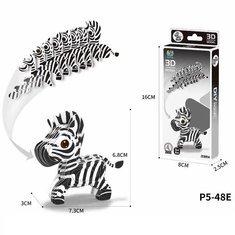 Three-dimensional Model Animal 3D Paper Puzzle Toy