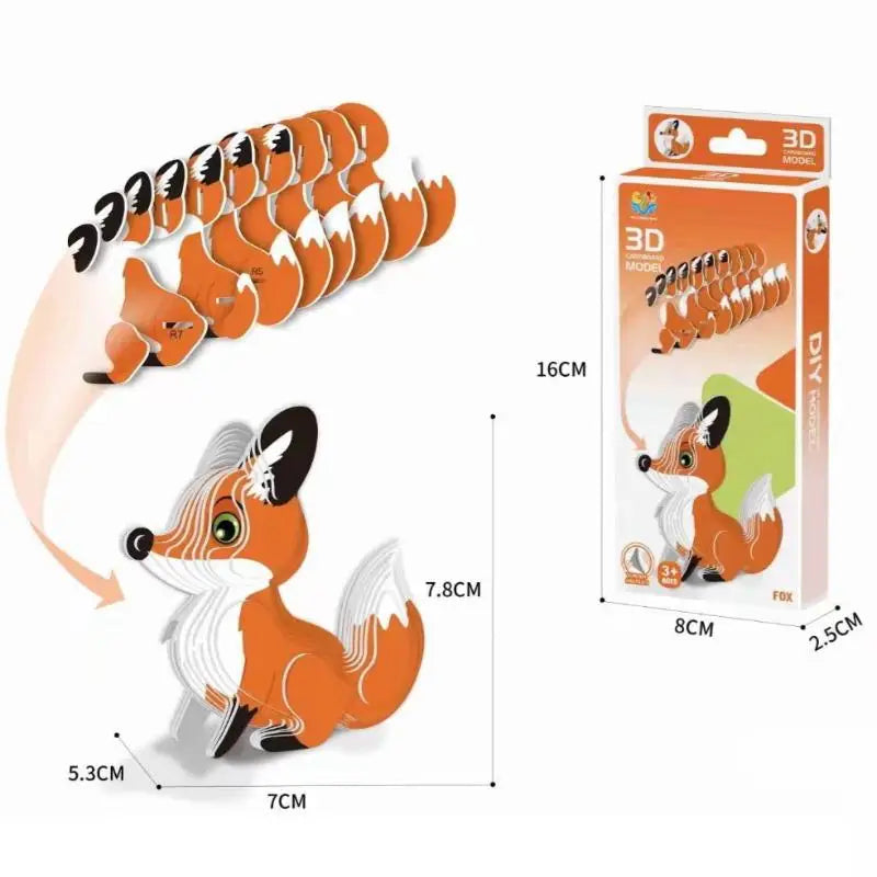 Three-dimensional Model Animal 3D Paper Puzzle Toy