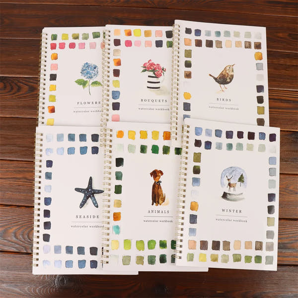 Watercolor Workbooks Beginner-Friendly Watercolor Art