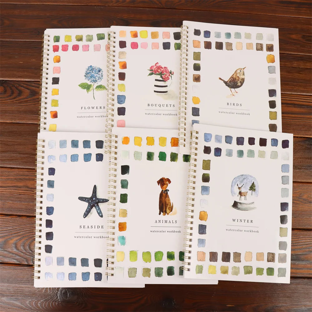Watercolor Workbooks Beginner-Friendly Watercolor Art