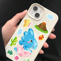 8-24Sheets Dinosaur Series Cartoon Fun Puzzle DIY stickers