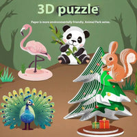 Three-dimensional Model Animal 3D Paper Puzzle Toy