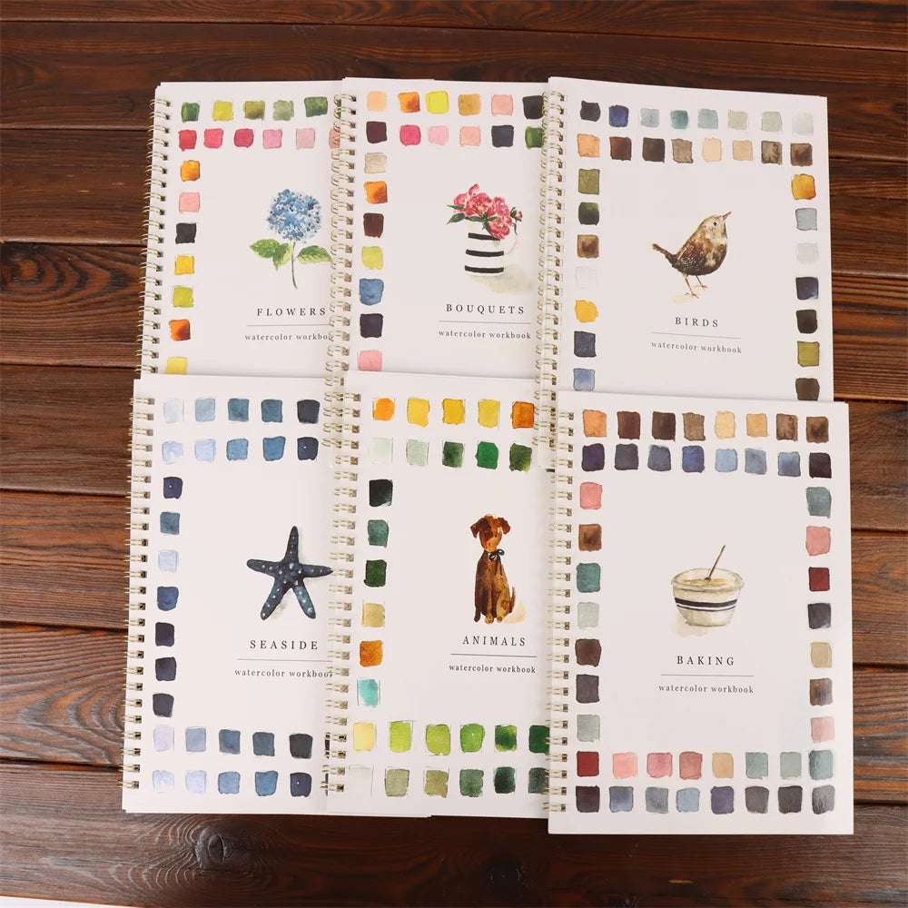 Watercolor Workbooks Beginner-Friendly Watercolor Art