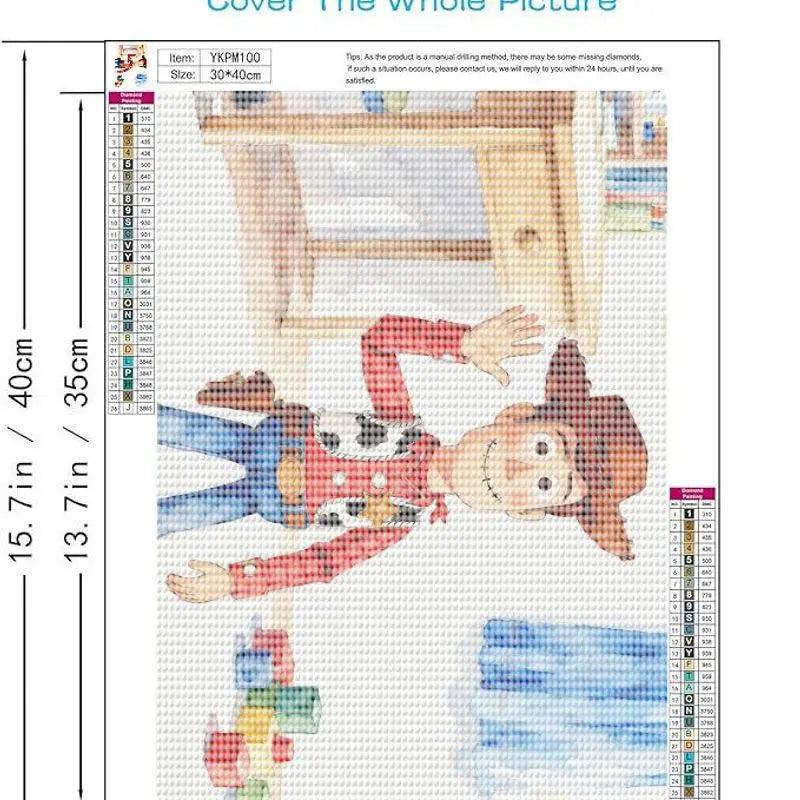 Woody Toy Story Cartoon 5D DIY Diamond Painting Kit