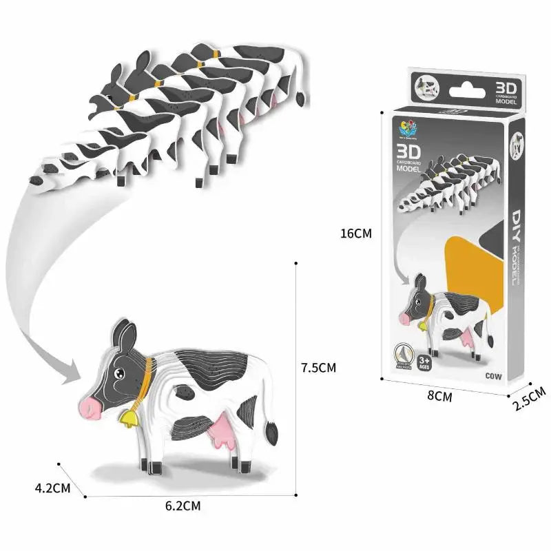 Three-dimensional Model Animal 3D Paper Puzzle Toy