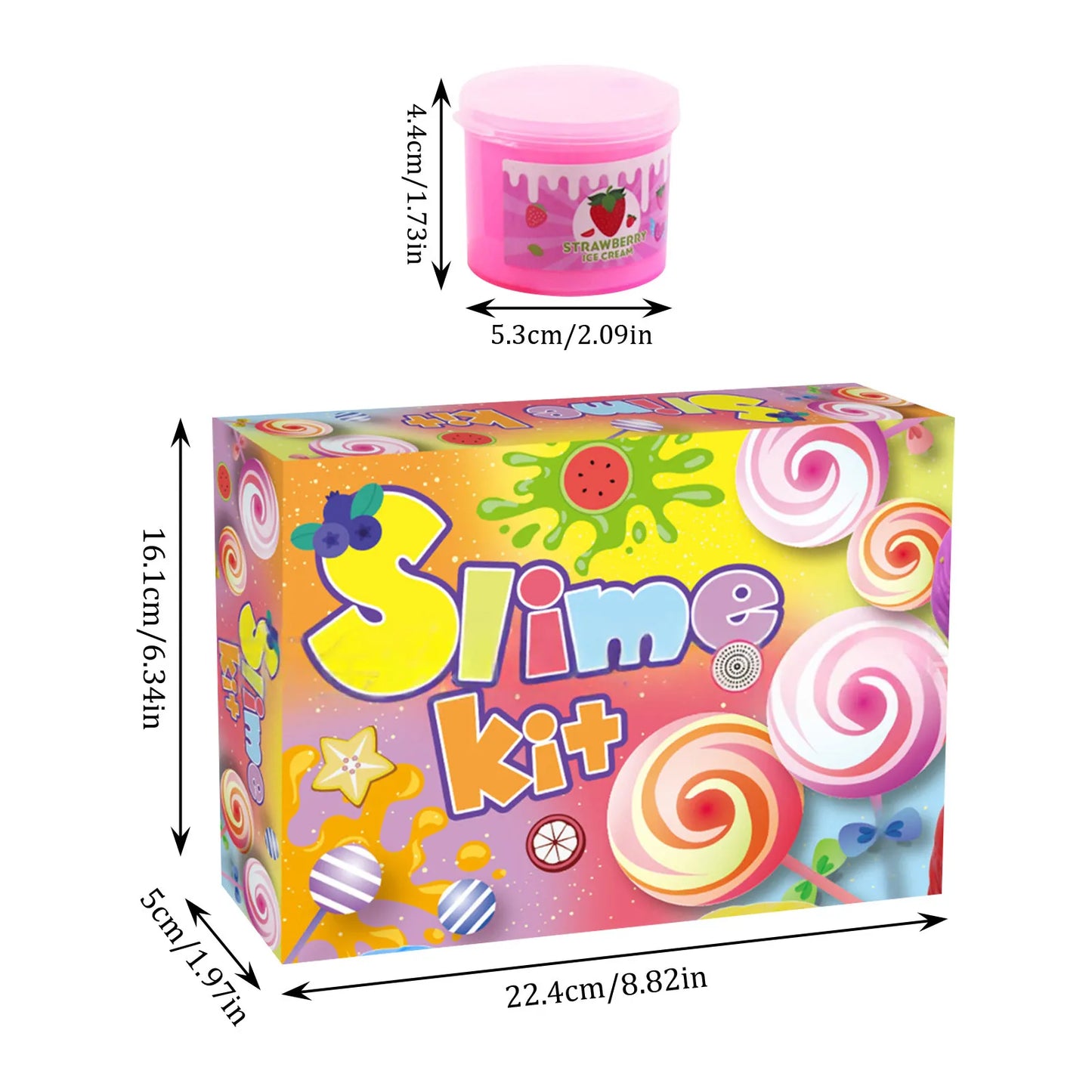 Kids Slime Kit DIY Play Creative Craft Set Non Toxic