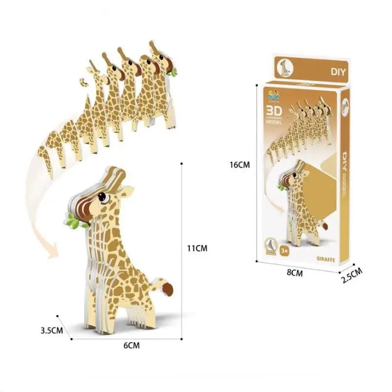 Three-dimensional Model Animal 3D Paper Puzzle Toy