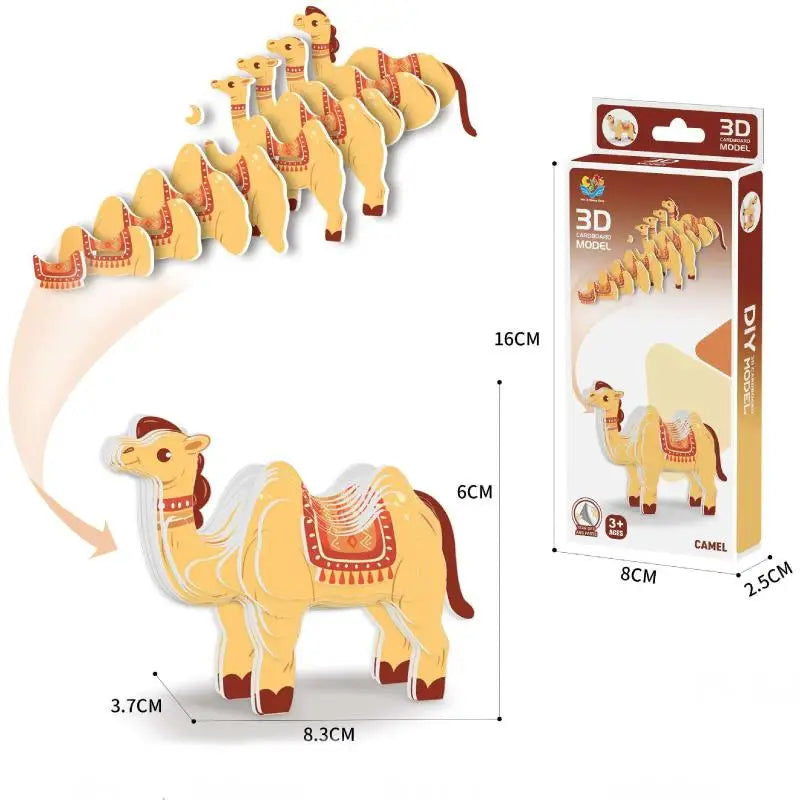 Three-dimensional Model Animal 3D Paper Puzzle Toy