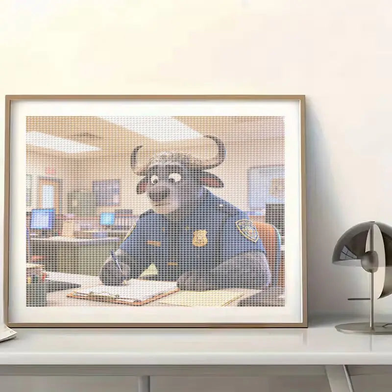 Zootopia Officer Bogo 5D Diamond Painting Kit