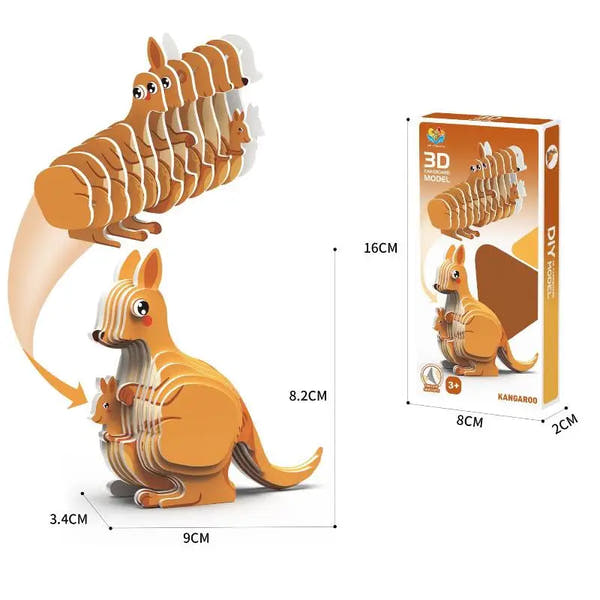 Three-dimensional Model Animal 3D Paper Puzzle Toy
