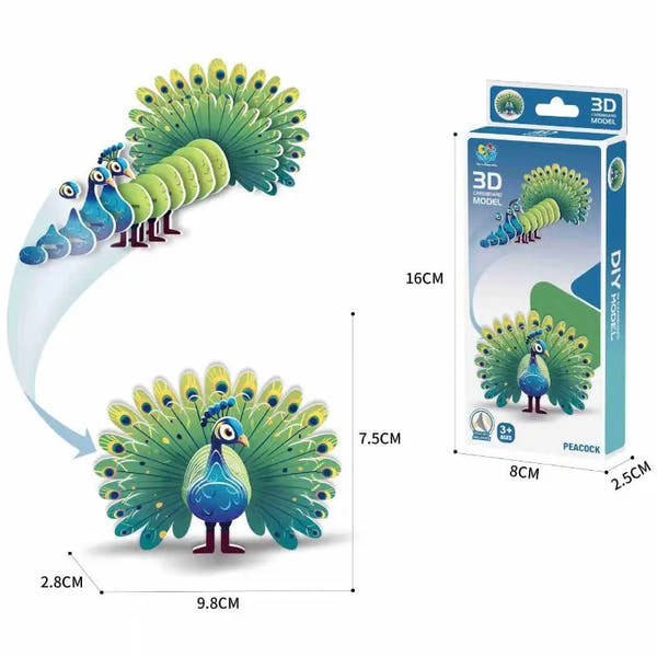Three-dimensional Model Animal 3D Paper Puzzle Toy