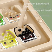 Wooden Positioning Game 2 in 1 Magnetic Kid’s Concentration Training Toys Educational