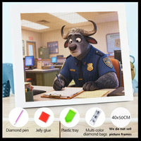 Zootopia Officer Bogo 5D Diamond Painting Kit