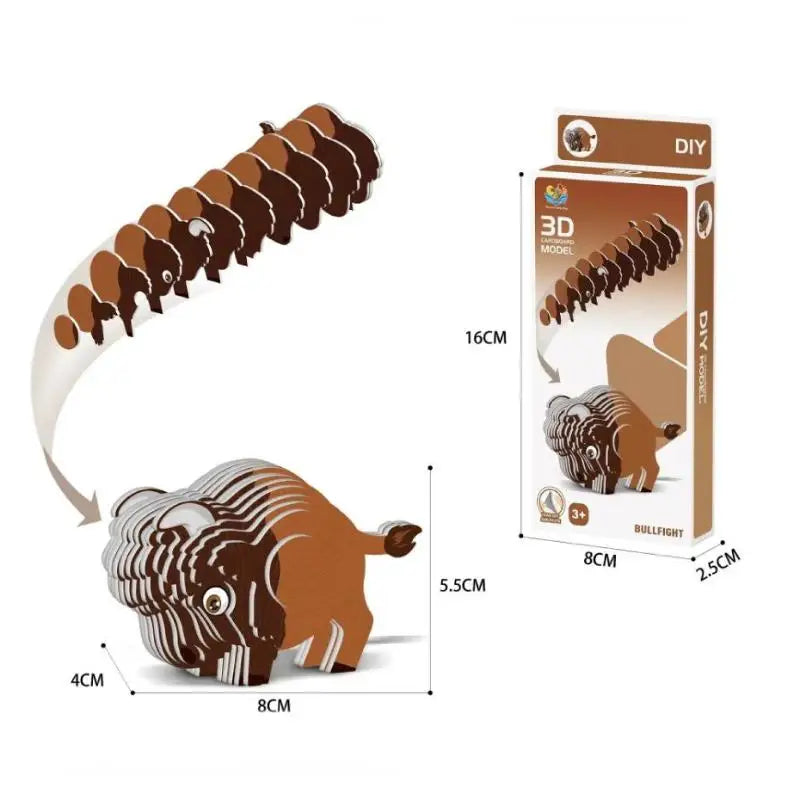 Three-dimensional Model Animal 3D Paper Puzzle Toy