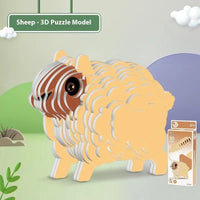 Three-dimensional Model Animal 3D Paper Puzzle Toy