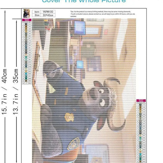Zootopia Officer Bogo 5D Diamond Painting Kit